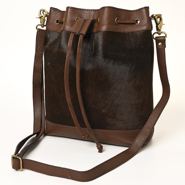Ohlay Bags OHA109A Bucket Hair-On Genuine Leather Women Bag W. Handbag by Hilason – Cowboy and equestrian accessories