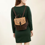 American Darling Backpack Hand Tooled Genuine Leather W. Women Bag
