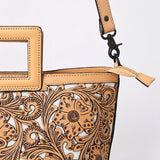 American Darling Tote Hand tooled Genuine Suede Leather Women Bag Western Handbag Purse | Travel Bags