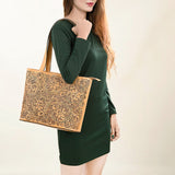 American Darling Tote Hand tooled Genuine Suede Leather Women Bag W.