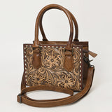 American Darling ADBG1452 Cross Body Hand Tooled Genuine Leather women bag western handbag purse