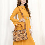 American Darling ADBG1453 Cross Body Hand Tooled Genuine Leather women bag western handbag purse
