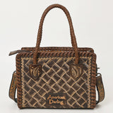 American Darling Adbg1459 Tote Hand Tooled Genuine Leather Women Bag Western Handbag Purse