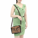 American Darling Cross Body I Hand Tooled Genuine Leather Women Bag Western Handbag Purse|
