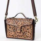 American Darling Adbga557 Cross Body I Hand Tooled Genuine Leather Women Bag Western Handbag Purse