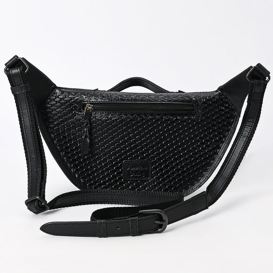 American Darling Fanny Pack Hand Tooled Genuine Western Leather Women Bag Handbag Purse