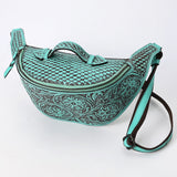 American Darling Fanny Pack Hand Tooled Genuine Western Leather Women Bag Handbag Purse