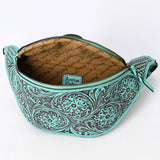 American Darling Fanny Pack Hand Tooled Genuine Western Leather Women Bag Handbag Purse