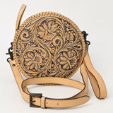 American Darling Canteen Hand Tooled Genuine Leather Women's Bag Western Handbag Purse | Women