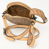 American Darling Canteen Hand Tooled Genuine Leather Women's Bag Western Handbag Purse | Women