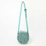 American Darling Canteen Hand Tooled Genuine Leather Women's Bag Western Handbag Purse | Women