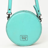 American Darling Canteen Hand Tooled Genuine Leather Women's Bag Western Handbag Purse | Women
