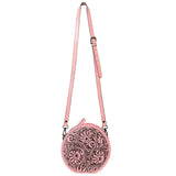 American Darling Canteen Hand Tooled Genuine Leather Women's Bag Western Handbag Purse | Women