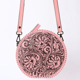 American Darling Canteen Hand Tooled Genuine Leather Women's Bag Western Handbag Purse | Women
