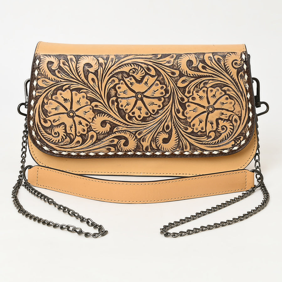 American Darling Small Crossbody Beautifully Hand Tooled Genuine Leather Women Bag Western Handbag Purse