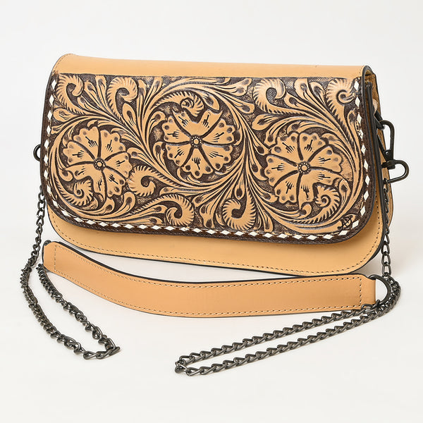 American Darling Small Crossbody Beautifully Hand Tooled Genuine Leather Women Bag Western Handbag Purse - Uhorse