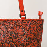 American Darling Tote Hand tooled Genuine Leather Women Bag Western Handbag Purse | Travel Bags