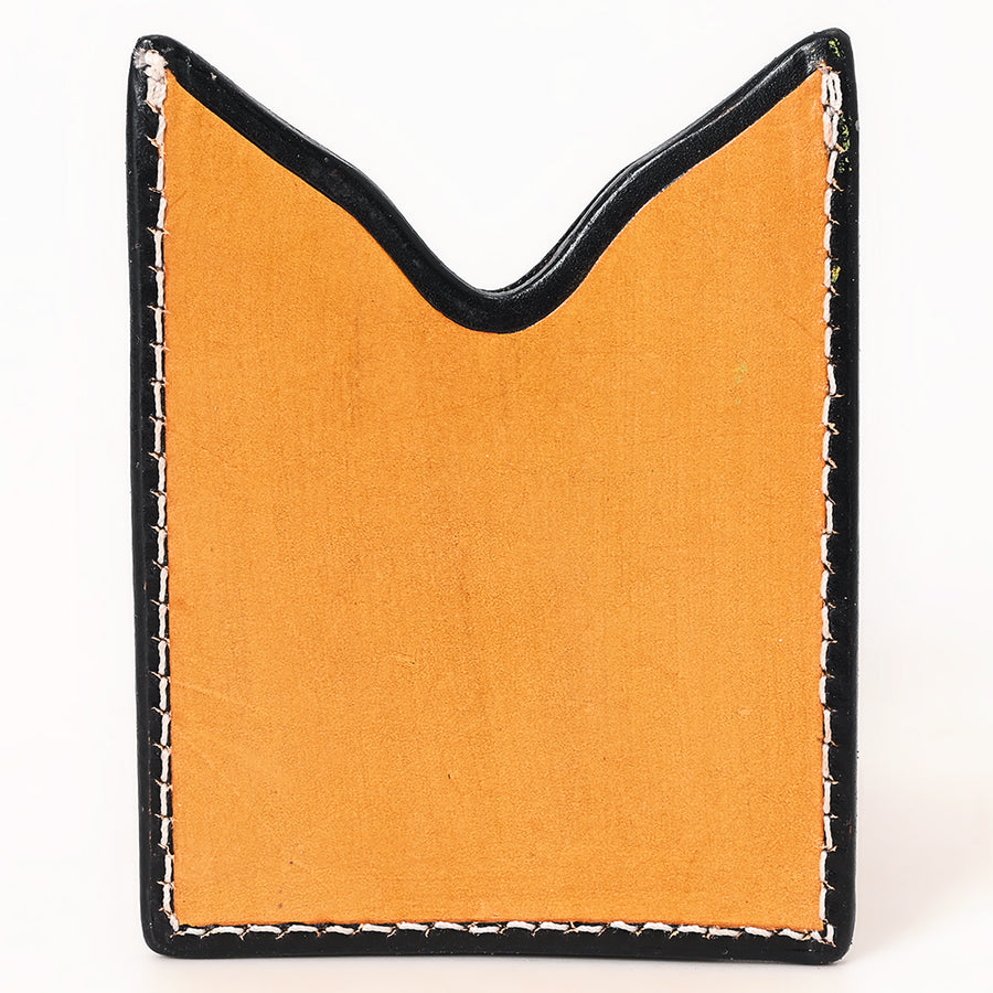 American Darling Floral Women & Men Hand Carved Genuine Leather Card Holder | Handcrafted Western Belt