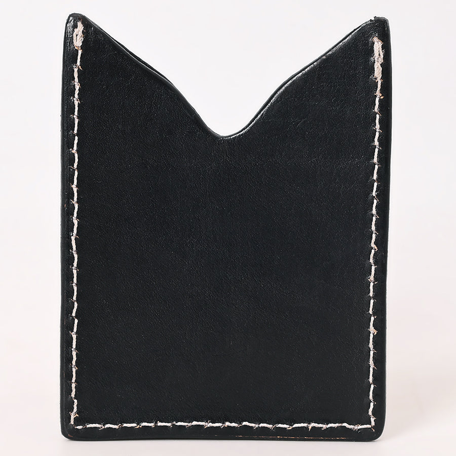 American Darling Floral Women & Men Hand Carved Genuine Leather Card Holder | Handcrafted Western Belt