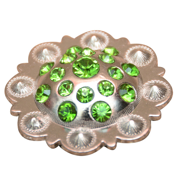 Hilason Olivine Crystal Rhinestone Bling Berry Concho Saddle Tack Cowgirl - Uhorse