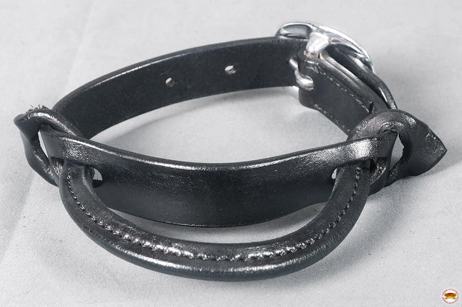 HILASON Horse Saddle Safety Leather Night Latch Adjustable Handle | Horseback Riding Security Equestrian