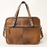 American Darling ADBG1183 Hand Tooled Crocodile Embossed Genuine Leather Women Bag Western Handbag Purse