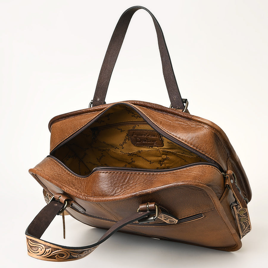 American Darling Small Cross Body Crocodile Embossed Full Grain Leather Western Women Bag Handbag Purse Crossbody Cute
