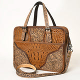 American Darling ADBG1183A Crocodile Embossed Genuine Leather women bag western handbag purse