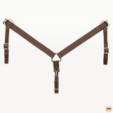 Hilason Western Horse Nylon Breast Collar Solid Stainless Steel Hardware