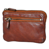 Spaghetti Western Swc436Cg Coin Purse Vintage Handmade Drum Dyed Genuine European Cowhide Leather Women Bag Western Handbag Purse