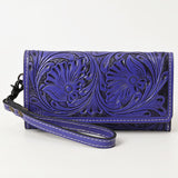 American Darling Clutch Hand Tooled Genuine Leather women bag western handbag purse