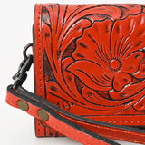 American Darling Clutch Hand Tooled Genuine Leather women bag western handbag purse