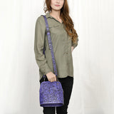 American Darling ADBG1136A Cross Body Hand Tooled Genuine Leather women bag western handbag purse