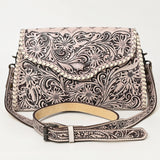 American Darling ADBG1137A Clutch Hand Tooled Genuine Leather women bag western handbag purse