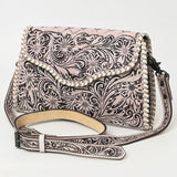 American Darling ADBG1137A Clutch Hand Tooled Genuine Leather women bag western handbag purse