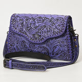 American Darling ADBG1137A Clutch Hand Tooled Genuine Leather women bag western handbag purse