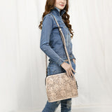 American Darling ADBG1138A Cross Body Hand Tooled Genuine Leather women bag western handbag purse