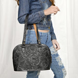 American Darling Tote Hand Tooled Genuine Leather women bag western handbag purse