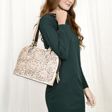 American Darling Tote Hand Tooled Genuine Leather women bag western handbag purse