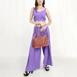 American Darling Tote Hand Tooled Genuine Leather women bag western handbag purse