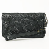 American Darling Clutch Hand Tooled Genuine Leather women bag western handbag purse