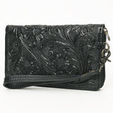 American Darling Clutch Hand Tooled Genuine Leather women bag western handbag purse