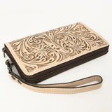 American Darling Clutch Hand Tooled Genuine Leather women bag western handbag purse