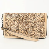 American Darling Clutch Hand Tooled Genuine Leather women bag western handbag purse