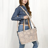 American Darling Tote Hand Tooled Genuine Leather women bag western handbag purse