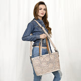 American Darling Tote Hand Tooled Genuine Leather women bag western handbag purse