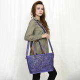 American Darling Tote Hand Tooled Genuine Leather women bag western handbag purse