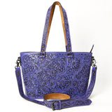 American Darling Tote Hand Tooled Genuine Leather women bag western handbag purse