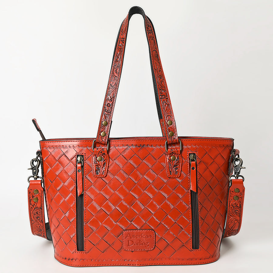 American Darling Tote Hand Tooled Genuine Leather Western Women Bag Handbag Purse | Travel Bags College Casual