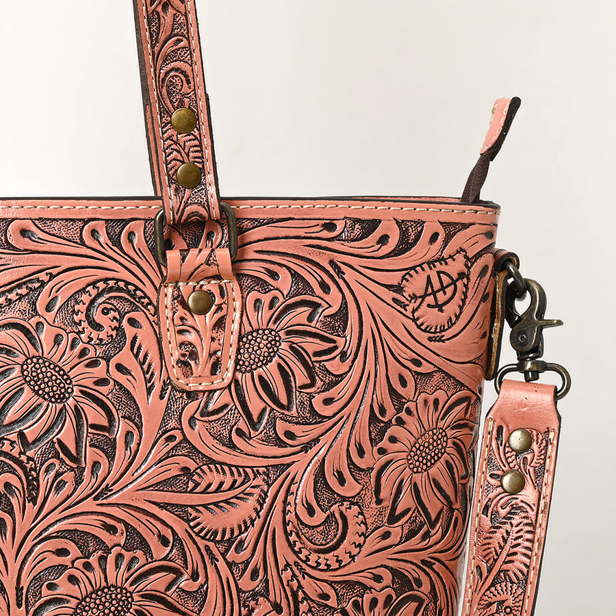 American Darling Tote Hand Tooled Genuine Leather Western Women Bag Handbag Purse | Travel Bags College Casual